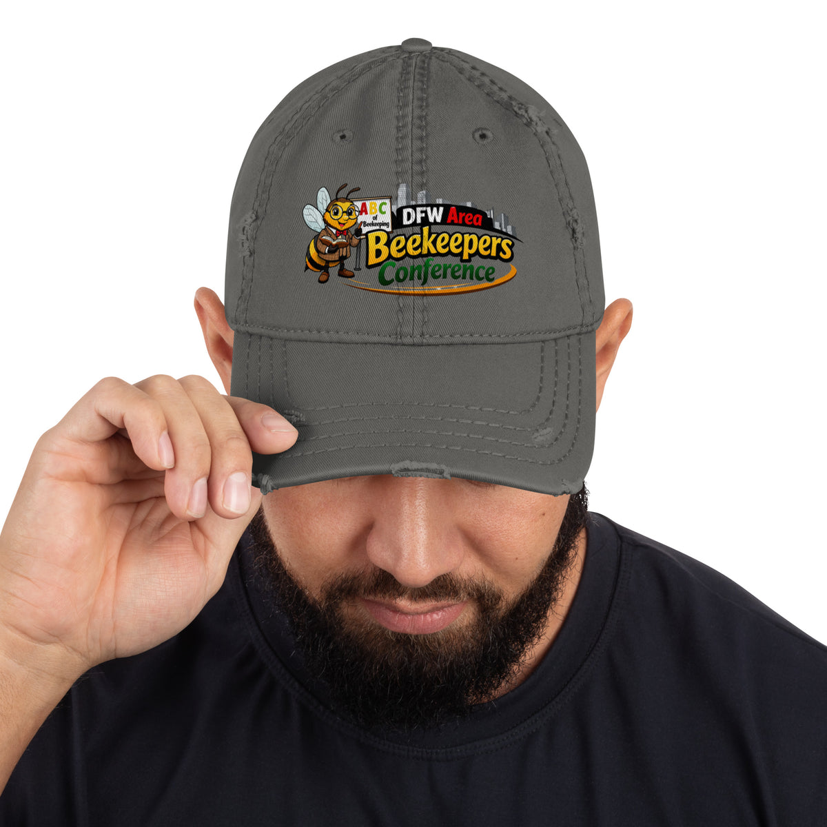 DFW ABC Distressed Dad Hat