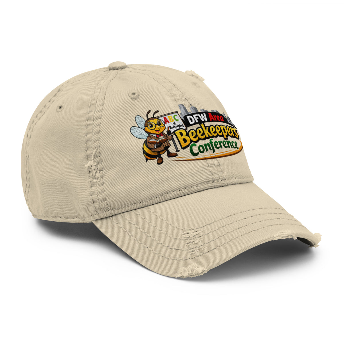 DFW ABC Distressed Dad Hat
